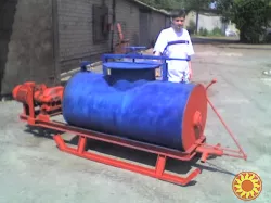 Устаткування для виробництва пінобетону.