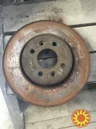 Бу передний тормозной диск Renault Megane Scenic 2, 402069518R, 7701207829, толщина 19 mm.