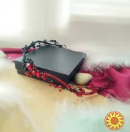 Вишиванка чорні червоні двоколірні діадема гілка обруч танці івент балет тематичні фотосесія виступ