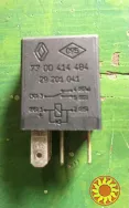 Б/у реле Renault 7700414484, черное 20 A, оригинал,