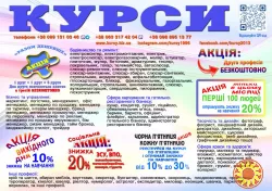 Курси кондитер, сушист, піццеолі, пекар, бармен, барист