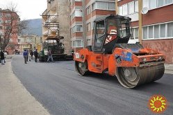 Асфальтирование. Укладка асфальта. Укладка тротуарной плитки. Асфальтування