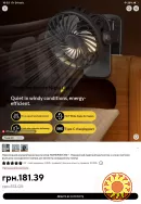 Портативний вентилятор акумуляторний