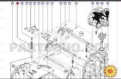 Бу пружина фиксатора штока вилки КПП Renault 8200169709, 8200173588