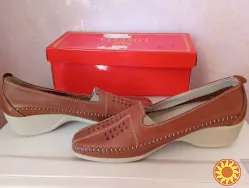 Мокасины кожа