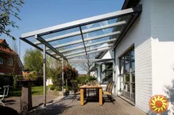 Виготовлення металевих навісів для авто, двору та тераси під замовлення