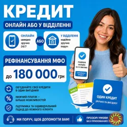 Кредит на карту від 15 000 до 180 000 грн — допомога у складних ситуаціях