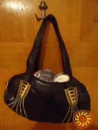 Новая чёрная сумка экокожа