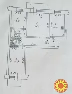 Продам 3-х ком. ЖК Молодежный. Вильямса. Дом кирпичный.