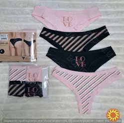 Набір жіночих трусів-бразиліан ТМ "Obrana" (4 шт./уп.) (арт. 200-20/7)