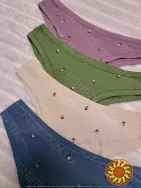 Кольорові жіночі труси-бразиліани ТМ "Obrana" (Anabel Arto) (арт. 200-20/4)