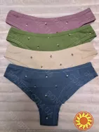 Кольорові жіночі труси-бразиліани ТМ "Obrana" (Anabel Arto) (арт. 200-20/4)