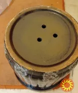 Горшок большой керамика в отличном состоянии