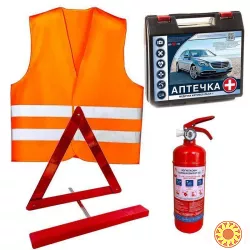 Автомобільні комплекти безпеки ВП-1 та ВП-2 — готовність до перевірок і захист у дорозі