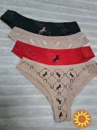 Жіночі трусики-бразиліани з малюнком ТМ "Obrana" (арт. 200-20/2)