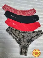 Жіночі труси-бразиліани з малюнком "Obrana" (арт. 200-20/3)