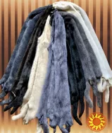 Норковые меховые шкурки