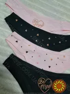 Жіночі труси-бразиліани з малюнком сердець (арт. 200-20/8)