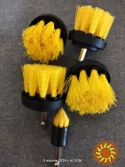 Набор из 5 щеток для шуруповерта. Для чистки кафеля, ванны и авто.