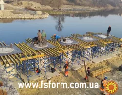 Опалубка каркасна, Опалубка пространственная, Стійка опорна