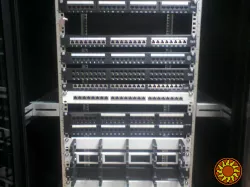 Пасивне мережеве обладнання: кабелі, патч-панелі, шафи, стійки та комплектуючі