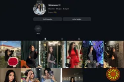 Инстаграм-страница девушки