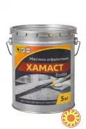 Мастика асфальтовая ХАМАСТ ЭКОБИТ ведро 5,0 кг ДСТУ Б.В.2.7-108-2001 (ГОСТ 30693-2000)
