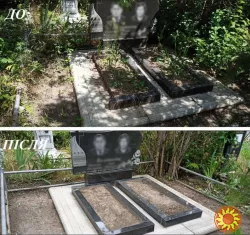 Уборка на клатбищах. Реставрация памятников. Фотоотчет. Одесса и вся Украина