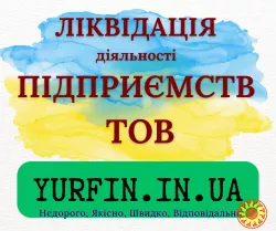 Експрес ліквідація ТОВ, ПП, підприємства.