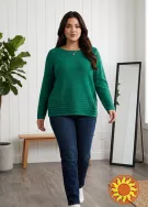 Нова жіноча гарна кофта, светр,віскоза+31%вовна,розмір 52.